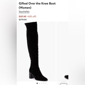 Gifted over the knee boot (Seychelles)